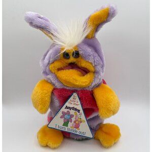 1986 Worlds of Wonder Anything "The Other" Reversible Hand Puppet Stuffed Plush